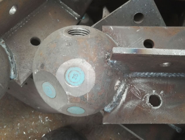 海宁螺栓球球塞，网架配件