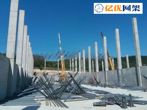 海宁料棚网架设计